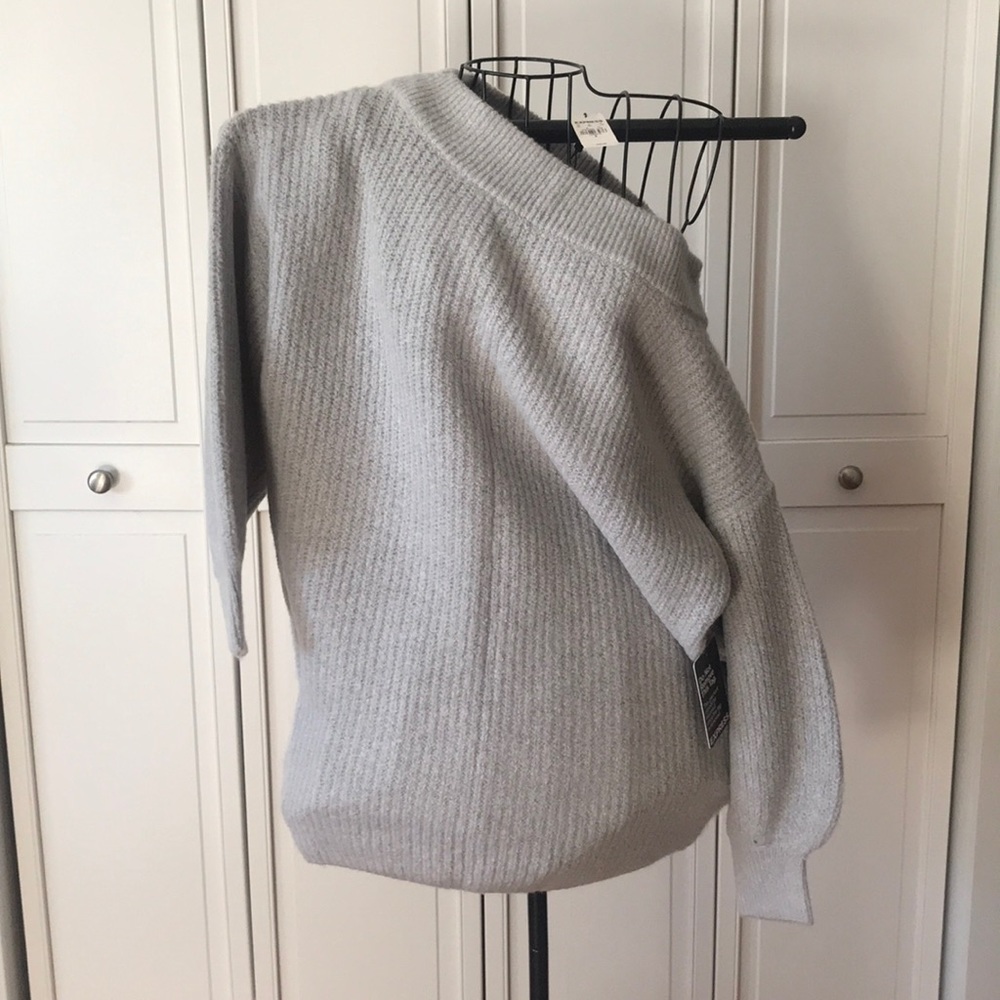 Off the Shoulder Sweater Dress